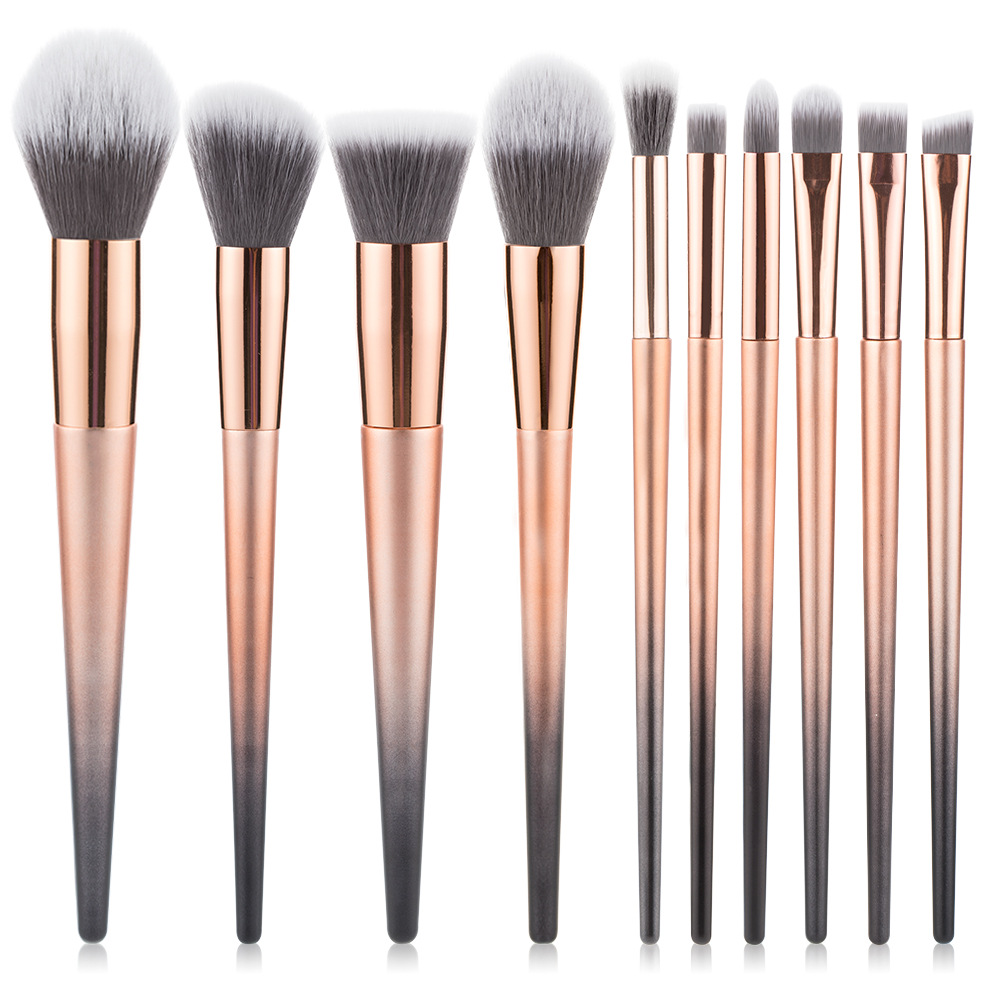 10pcs cosmetic brush set