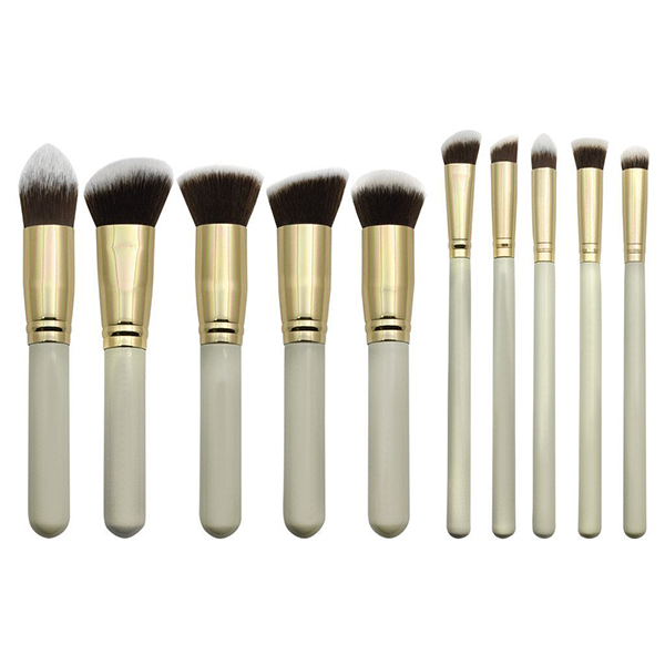 10pcs customized makeup brushes set