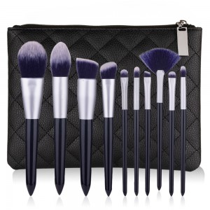 Private Label 10Pcs Professional Synthetic Hair Make Up Brushes Kit Cosmetic Wholesale Makeup Brush Set
