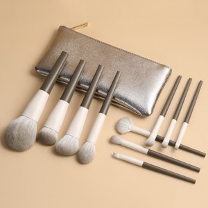 OEM 10 piece makeup brush set High quality synthetic hair makeup brush manufacturer
