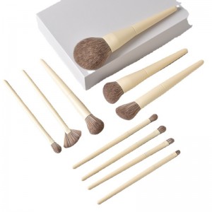 OEM 10pcs Vegan Nude Color Makeup Brush Set