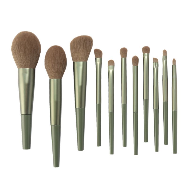 11pcs portable makeup brush