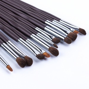12pcs pony hair Eye makeup Eyeshadow eye blending brushes