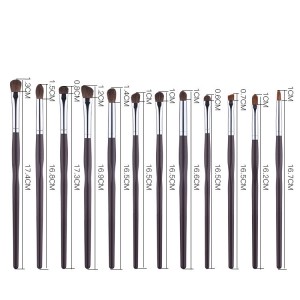 12pcs pony hair Eye makeup Eyeshadow eye blending brushes