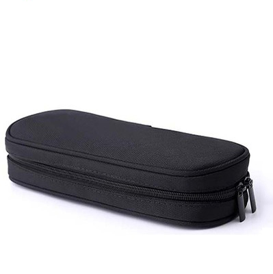 14pcs black makeup brush bag