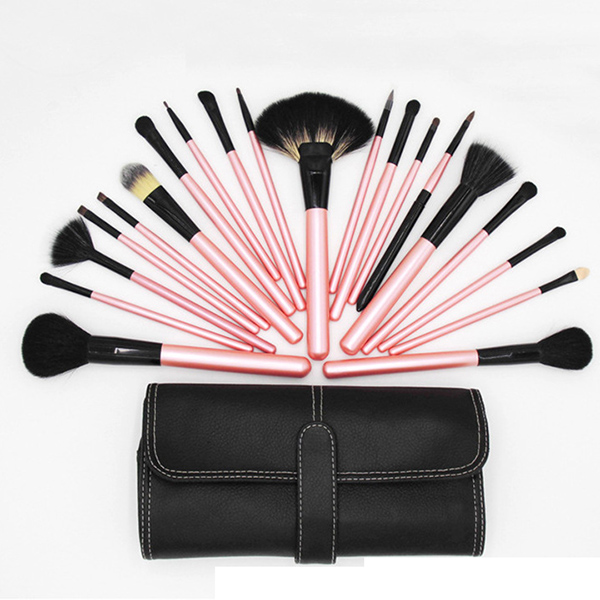 20pcs pink makeup brush set