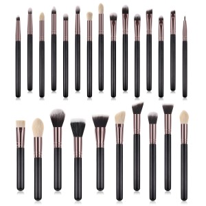 China Custom Professional Makeup Artists Brushes Vegan Hair Foundation Brush Face Eye Makeup Brush Set