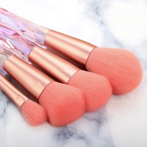 Private 10pcs Cystal handle cosmetic makeup brushes set