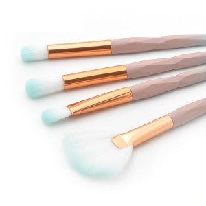 Customized Eye makeup brushes set 4pcs eye shadow micro glow brush