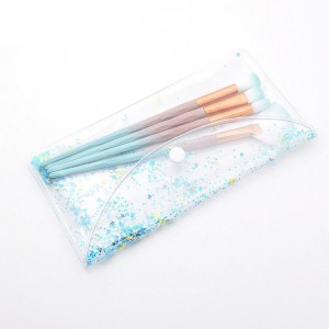 Customized Eye makeup brushes set 4pcs eye shadow micro glow brush