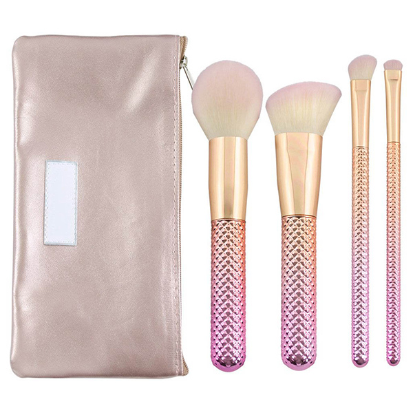 4pcs travel makeup brush set
