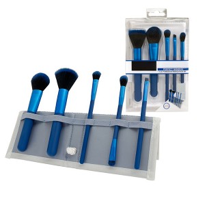 5pcs high quality makeup brush set beauty tool factory with pouch
