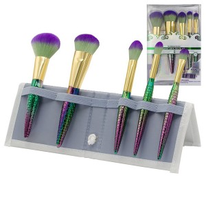 5pcs high quality makeup brush set beauty tool factory with pouch