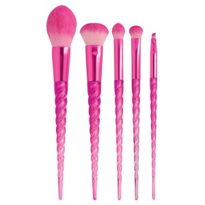 5pcs high quality makeup brush set beauty tool factory with pouch