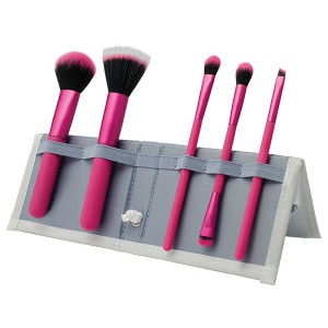 5pcs high quality makeup brush set beauty tool factory with pouch