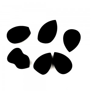 OEM Luxury black great elastic beauty blend makeup sponge