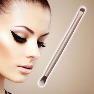 Custom logo Dual End Eye makeup Brush Eyeshadow concealer brush
