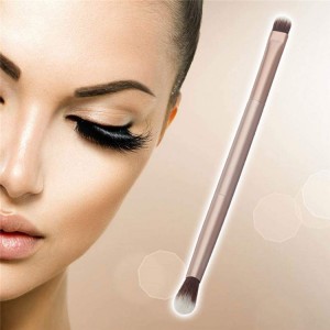 Custom logo Dual End Eye makeup Brush Eyeshadow concealer brush