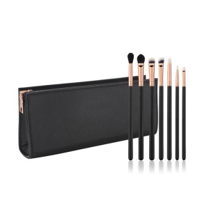 China Customized 7pcs eye brush set with brush bag