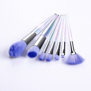 7pcs luxury acrylic makeup brushes set makeup kit