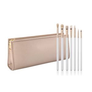 China Customized 7pcs eye brush set with brush bag