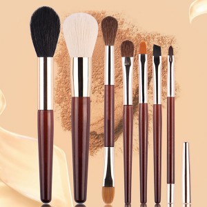China manufacturer of 7pcs Pony hair makeup brush set