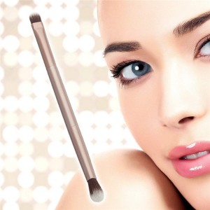 Custom logo Dual End Eye makeup Brush Eyeshadow concealer brush