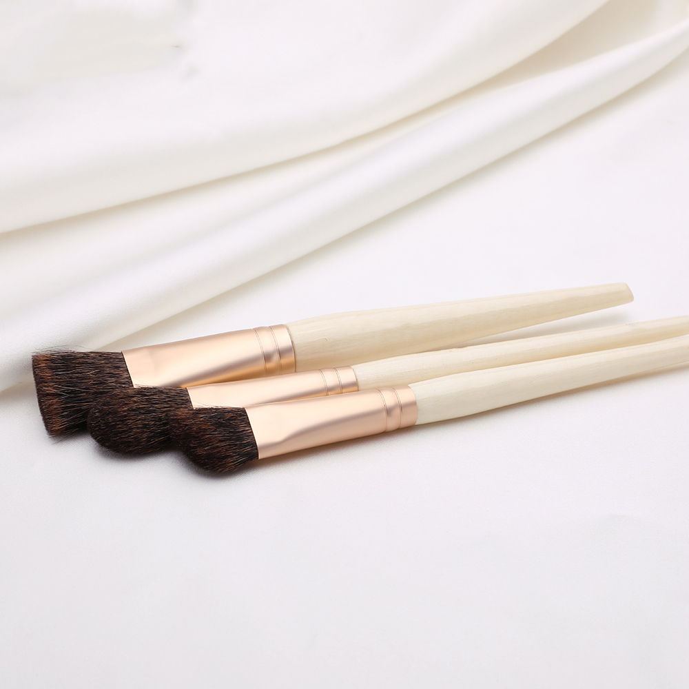 8pcs beige makeup brush set
