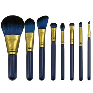 Premium quality 8pcs Kabuki makeup brushes set with private label