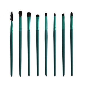 Cruelty free hair 8pcs Makeup eye brush set eyeshadow eyebrow mascara brush