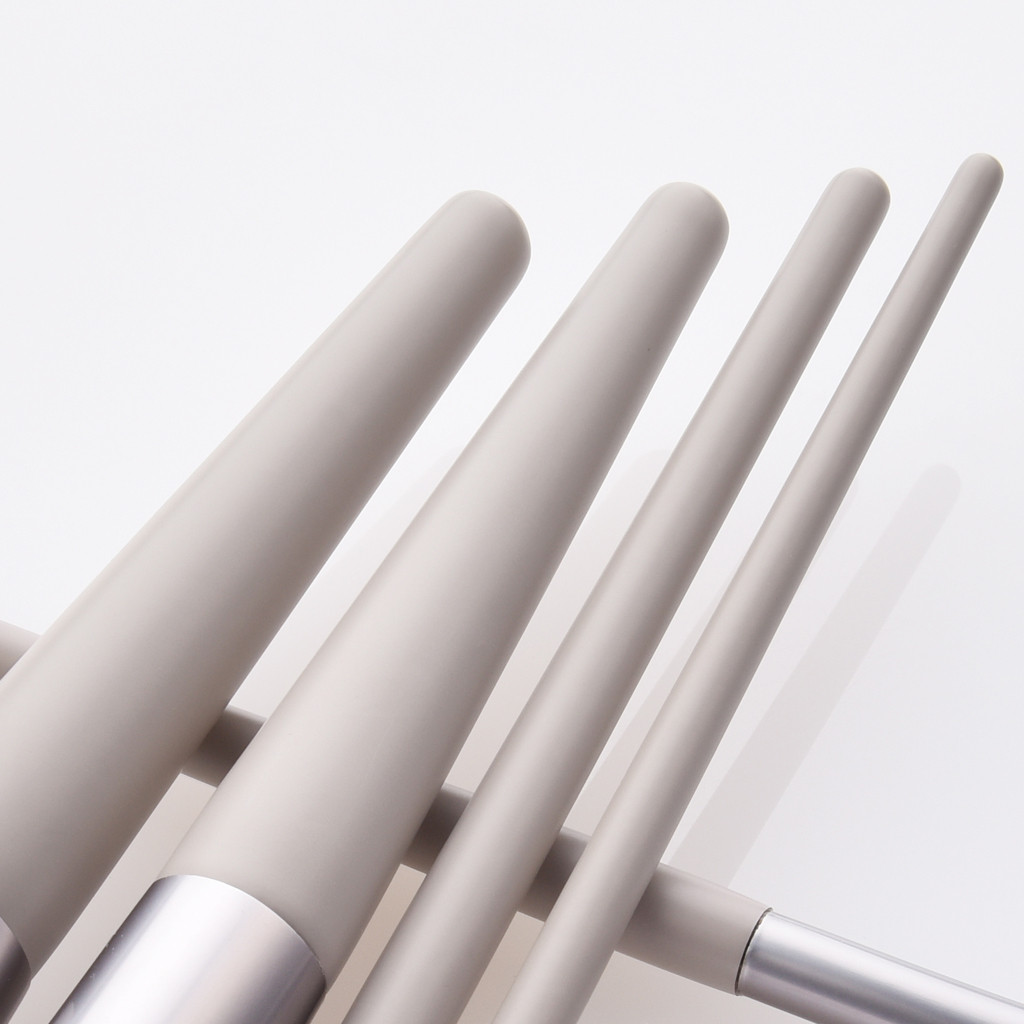 8pcs grey makeup brush set