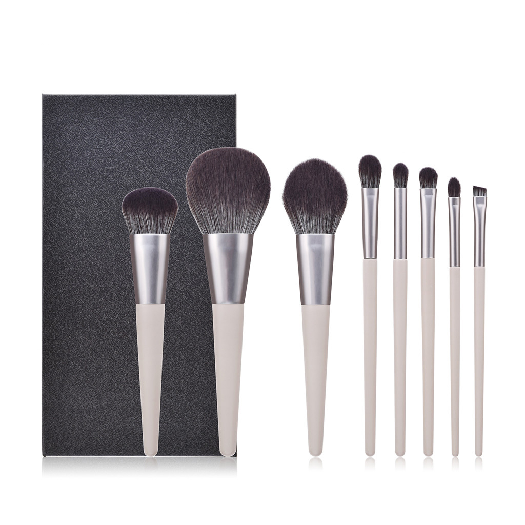 8pcs grey makeup brush