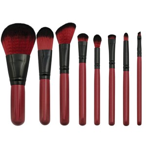 Premium quality 8pcs Kabuki makeup brushes set with private label
