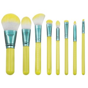 Premium quality 8pcs Kabuki makeup brushes set with private label