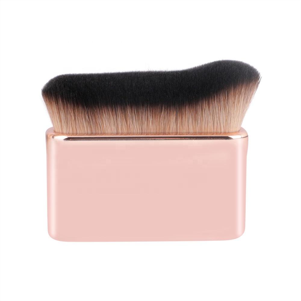 New rose gold curved foundation brush makeup foundation brush kabuki body brush