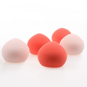 OEM New arrival peach shape Latex free beauty makeup sponge for foundation
