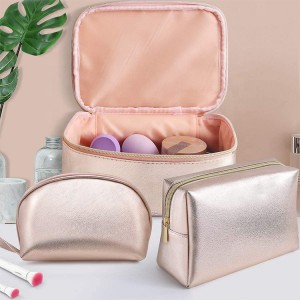 Makeup Organized Storage Cosmetic Pouch with Strap Custom Toiletry Bags Multifunction Cosmetic Case