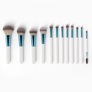 Private label 12 pieces cruelty free makeup brush set Manufacturer