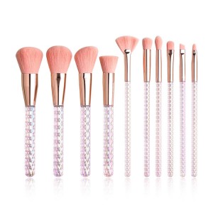 2022 Customize Premium Makeup Brush Sets 10pcs Professional Vegan Hair Face Eye Lip Beauty Tools