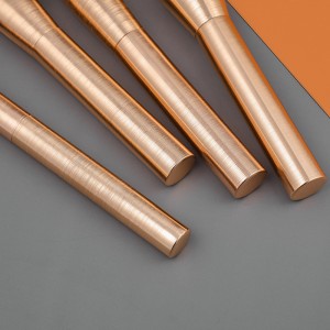 Customize Premium Beauty Tools Private Label 20Pcs Professional Rose Gold Face Eye Lip Makeup Brush Set