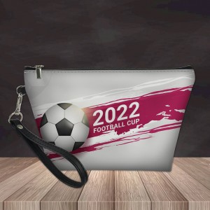 2022 Qatar World Cup Football Printed Makeup Brush Set Soft Vegan Hair Powder Eyeshadow Cosmetic Tools