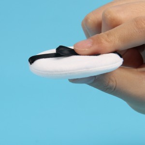 Customize New Loose Powder Puff Round Soft Velvet Cotton Makeup Sponge Baby Powder Puff