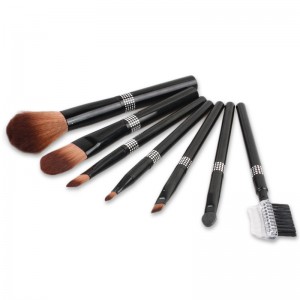 2021 New 7pcs luxury diamond makeup brush set with private label