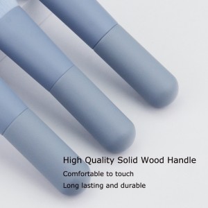 YRSOOPRISA OEM 11Pcs Travel Makeup Brushes Set Mini Portable Vegan Makeup Brush Set with Travel Case