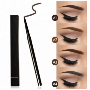 Custom Logo Multifunctional Eyebrow Pencil 3 in 1 Makeup Mascara Powder Pen Cosmetics