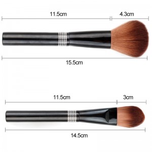2021 New 7pcs luxury diamond makeup brush set with private label