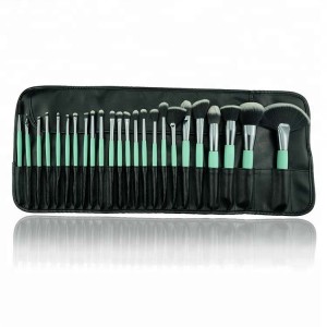 Wholesale 24pcs light blue makeup brush set