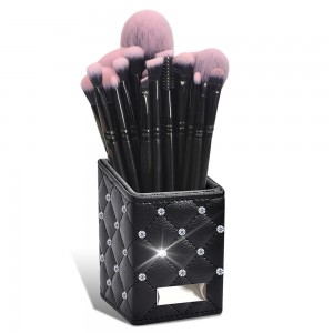 18Pcs Professional Black Makeup Brush Set Soft Synthetic Hair Powder Foundation Eyebrow Beauty Tools