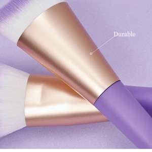2023 New Premium Complete Makeup Brush Set 12Pcs Soft Vegan Hair Powder Foundation Eyeliner Purple Makeup Brushes