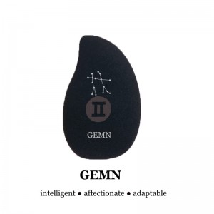 Wholesale Soft Black Makeup Sponge Twelve-constellation Printing Cosmetic Puffs Foundation Blending Beauty Blender